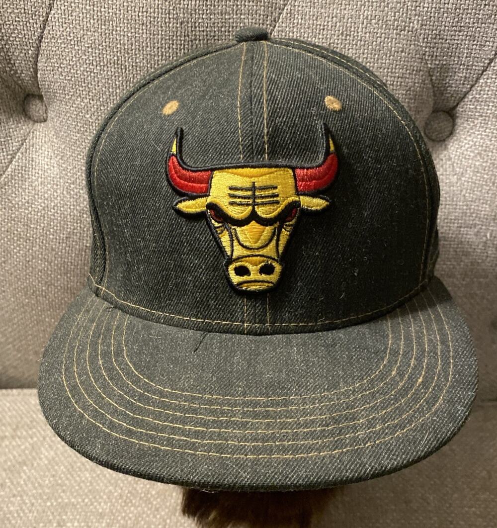 Chicago Bulls Snapback Hat Black Artist Series Mandy Adamick MelonWear BMO Cap